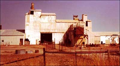 Barb Schmidt made this photo of the salt plant in 1979. Photo copyright 2011 by Barb Schmidt.