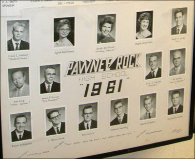 Pawnee Rock High School Class of 1961.