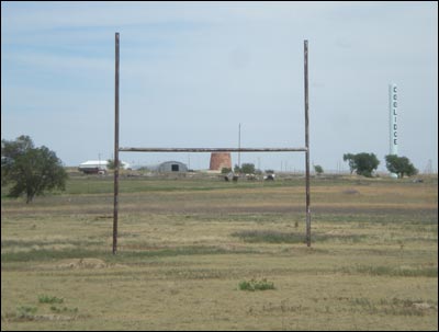 The Coolidge football field. Photo copyright 2010 by Leon Unruh.