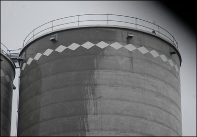 Rain-damped elevator in Pawnee Rock. Color version. Photo by Jim Dye. Copyright 2011 by Jim Dye.