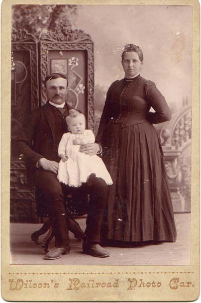 Debbie Neece sent this photo of Hilas McGill, Mary Catherine (Henry) and Walter Ray McGill, who was Debbie's grandfather.