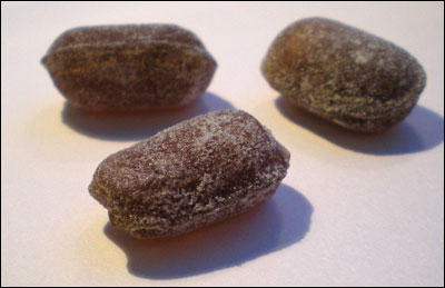 Horehound candy. Photo copyright 2009 by Leon Unruh.