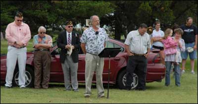 2010 Memorial Day Service at Pawnee Rock Cemetery. Photo copyright 2010 by Jim Dye.