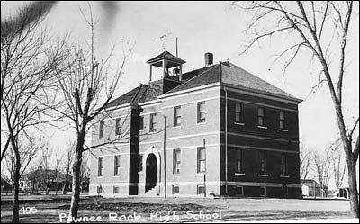 First Pawnee Rock High School.