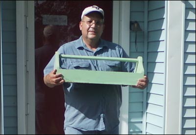 Richard Batchman, 2011, with his 4-H toolbox.