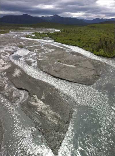 Savage River, Denali National Park, in summer 2010. Photo copyright 2010 by Leon Unruh.