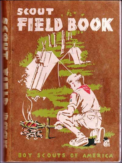 Cover of Scout Field Book, Boy Scouts of America. Photo sent by Barb Schmidt.