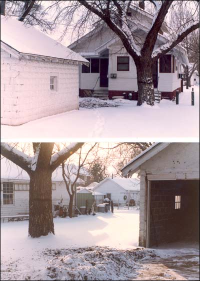 House on Waco Street, Wichita. Photo copyright 2009 by Leon Unruh.